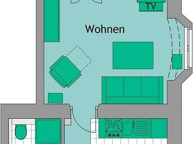 Strandvilla Hubertus - H2 - Frida Kahlo Mit Terrasse Mit Meerblick Parkplatz Wlan Kueche Garten Grillplatz Waldbaden 아파트 *