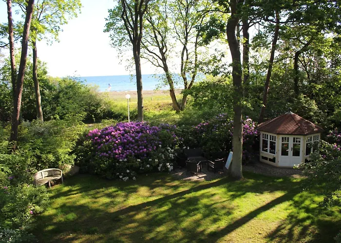 아파트 Strandvilla Hubertus - H2 - Frida Kahlo Mit Terrasse Mit Meerblick Parkplatz Wlan Kueche Garten Grillplatz Waldbaden